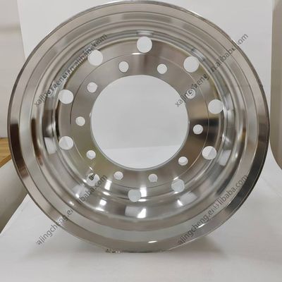 Rodas de alumínio de liga forjada personalizada para rodas de caminhão Alcoa 20X8.25 C.B.D. 221.2MM