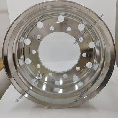 Rodas de alumínio de liga forjada personalizada para rodas de caminhão Alcoa 20X8.25 C.B.D. 221.2MM